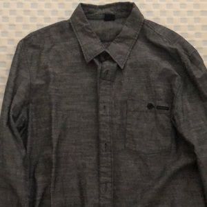 Oakley XL gray button up